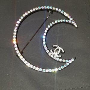 Chanel Moon Brooch